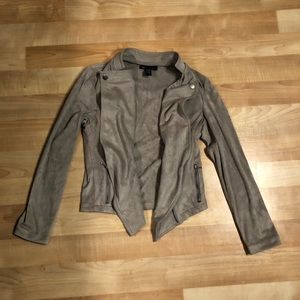 Faux suede gray I.N.C. jacket!